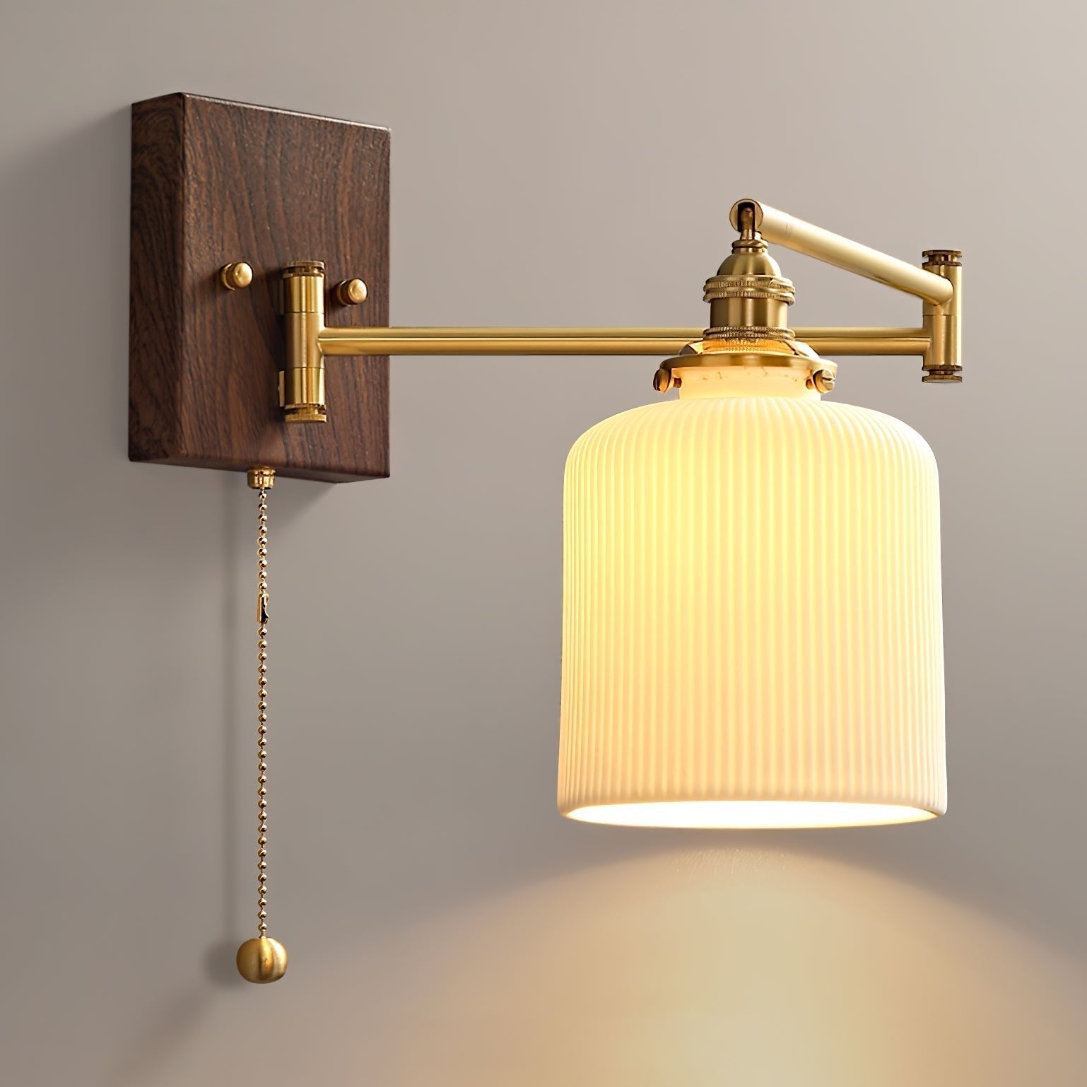 Ceramic Geometry Wall Light, Hardwired Wall Sconce, detail 30