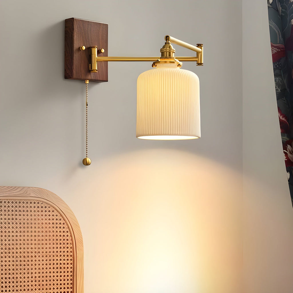 Ceramic Geometry Wall Light, Hardwired Wall Sconce, detail 7