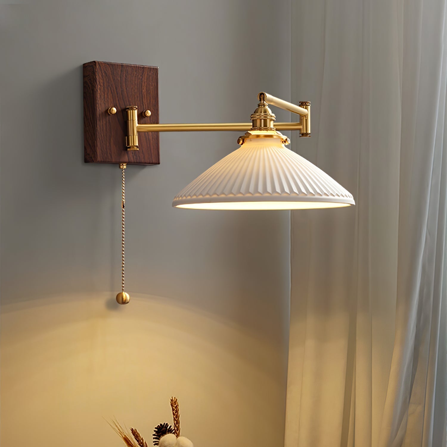 Ceramic Geometry Wall Light, Hardwired Wall Sconce, detail 36