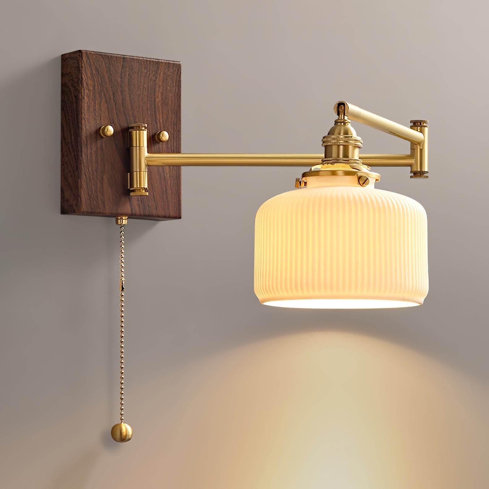 Ceramic Geometry Wall Light, Hardwired Wall Sconce, detail 37