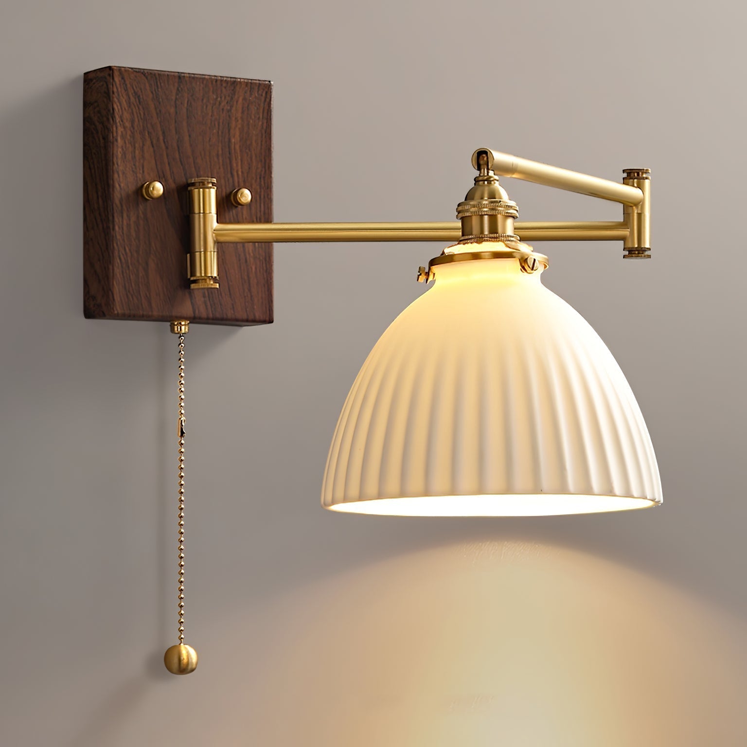 Ceramic Geometry Wall Light, Hardwired Wall Sconce, detail 33