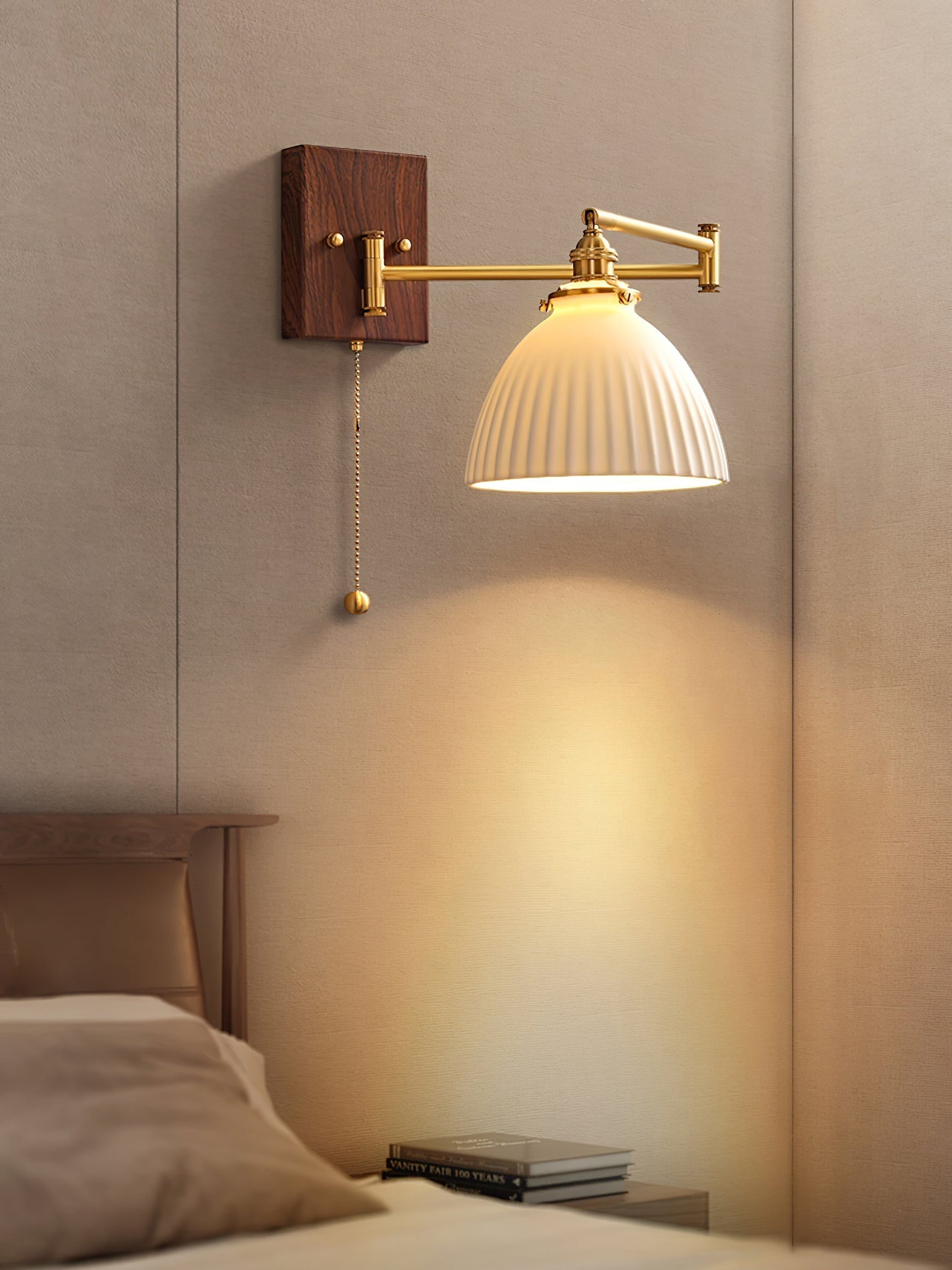Ceramic Geometry Wall Light, Hardwired Wall Sconce, detail 9