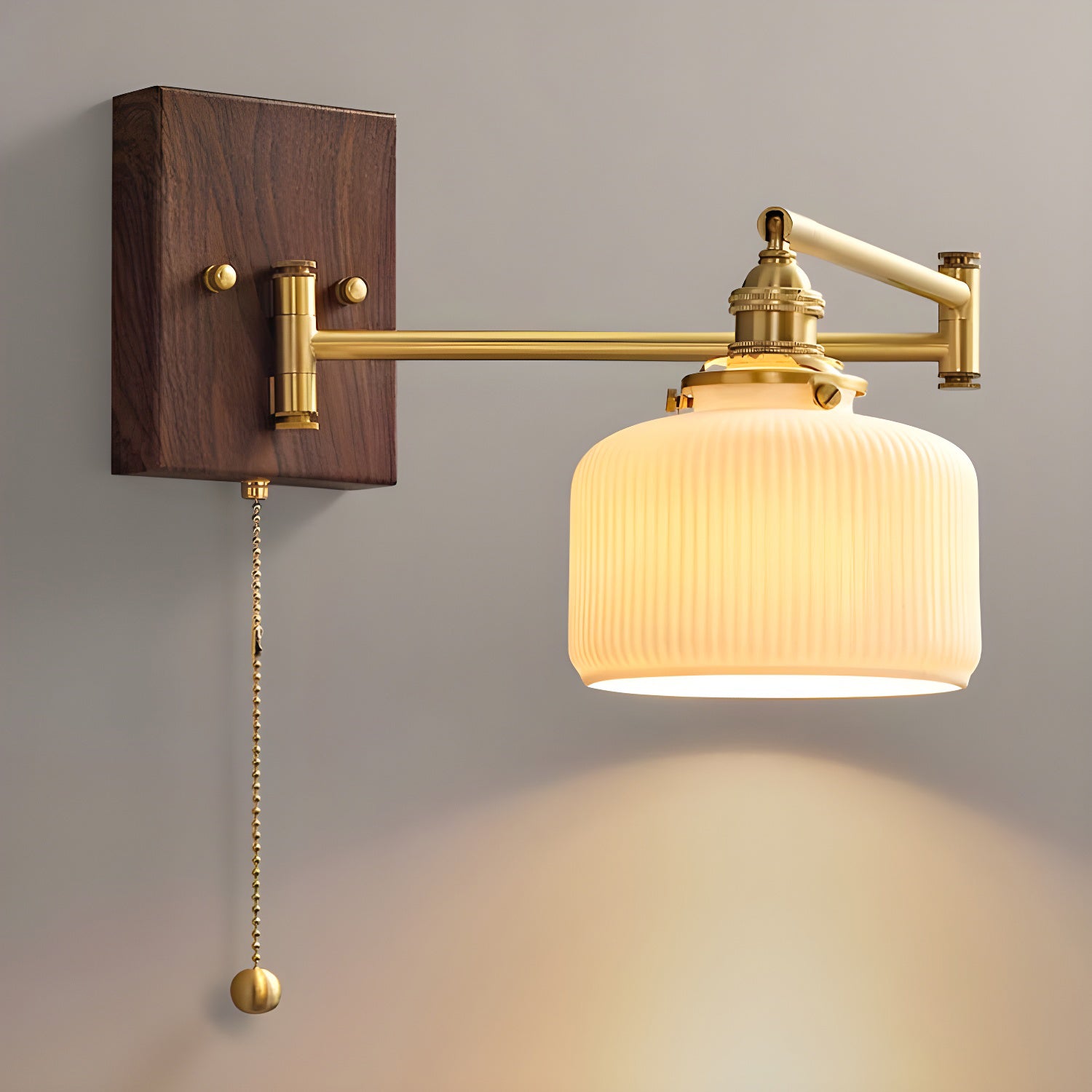 Ceramic Geometry Wall Light, Hardwired Wall Sconce, detail 13