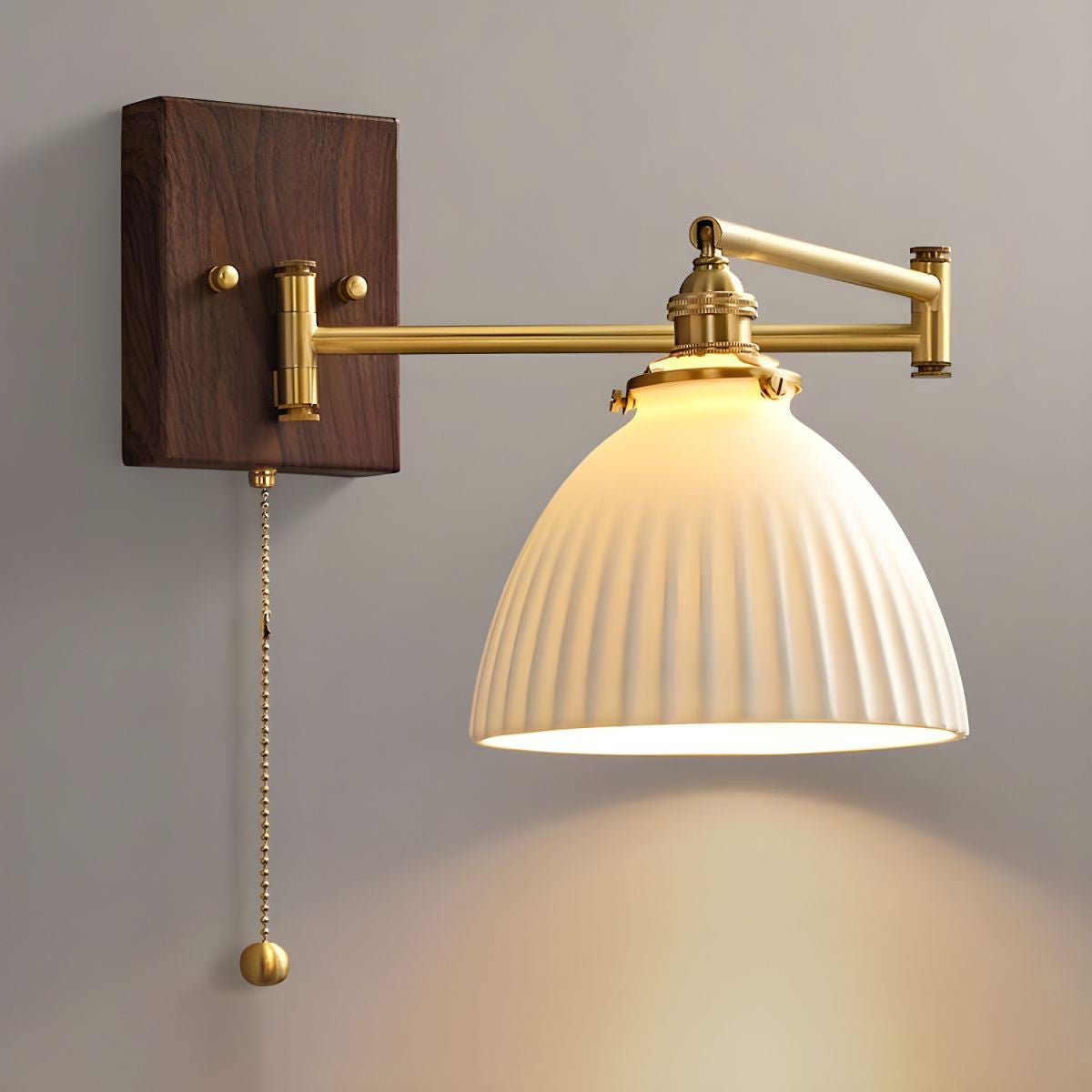 Ceramic Geometry Wall Light, Hardwired Wall Sconce, detail 15