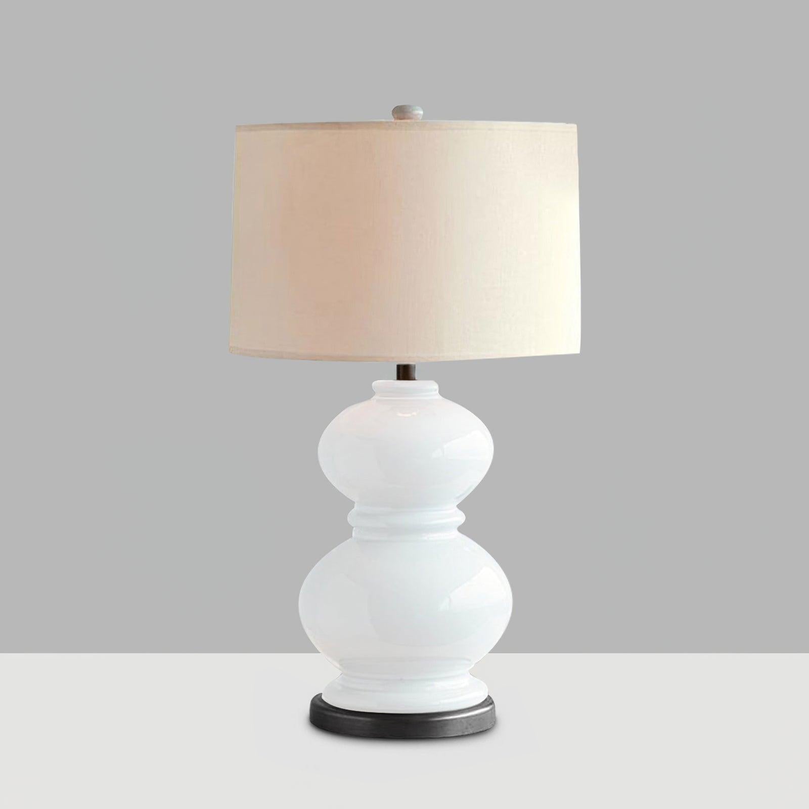 Ceramic Gourd Table Light, Bedside Table Lamp, detail 10