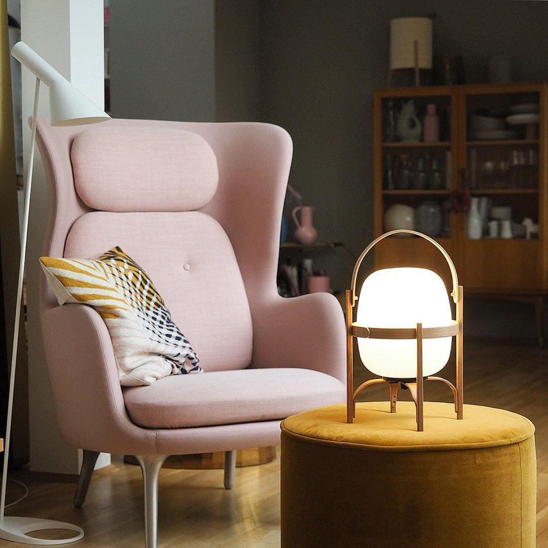 Portable Lantern Glass Table Light, Bedside Table Lamp, detail 6