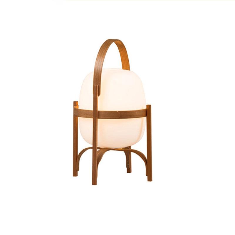 Portable Lantern Glass Table Light, Bedside Table Lamp, detail 48