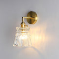Chaika Wall Light, Bedroom Wall Sconce, Glass, Dia 14.5cm x H 26cm