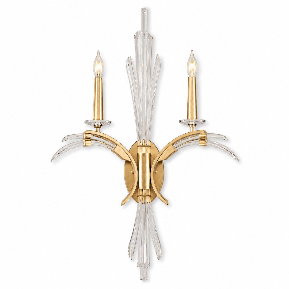 Fine Art Trevi 2 Light 21.5 inch Gold Sconce Wall Light