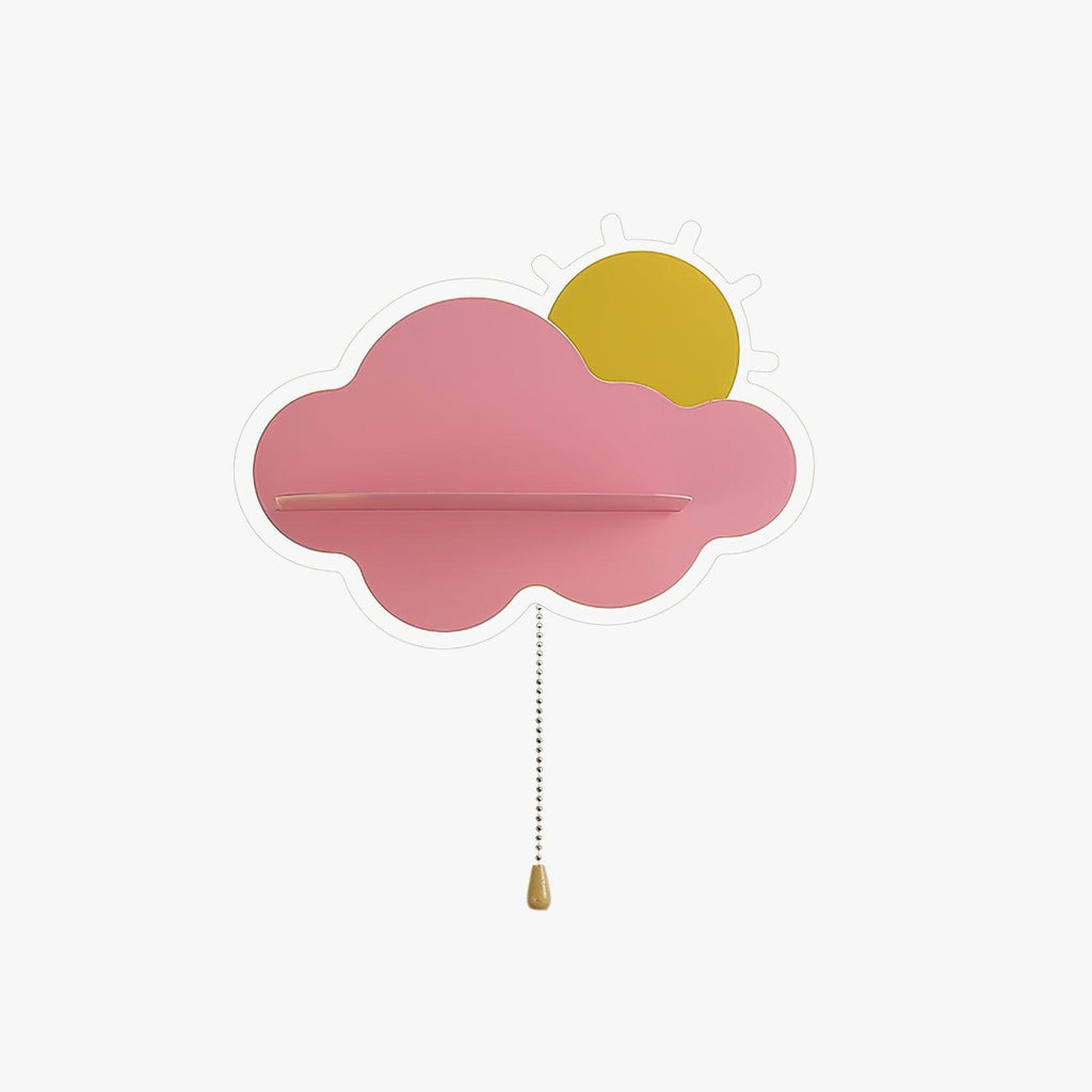 Child Cloud Wall Light, Bedroom Wall Sconce, detail 2