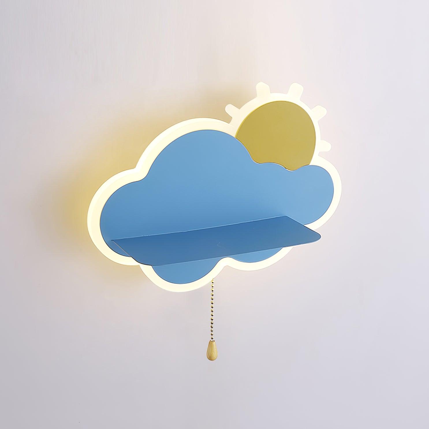 Child Cloud Wall Light, Bedroom Wall Sconce, detail 10