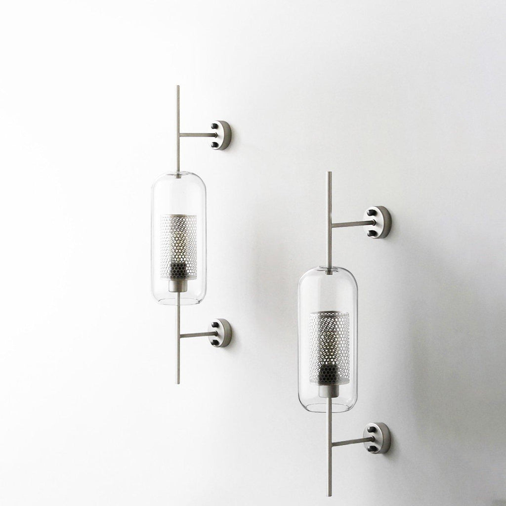 Chiswick Glass Wall Light, Hardwired Wall Sconce, detail 9