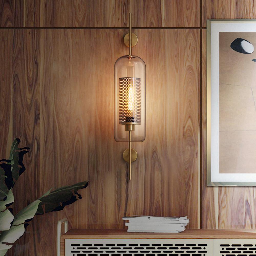 Chiswick Glass Wall Light, Hardwired Wall Sconce, detail 3
