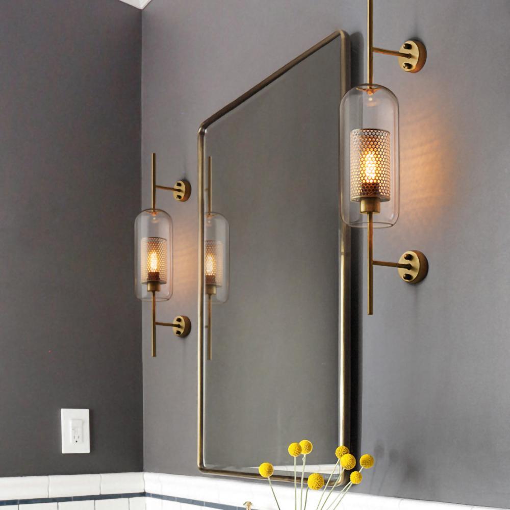 Chiswick Glass Wall Light, Hardwired Wall Sconce, detail 4