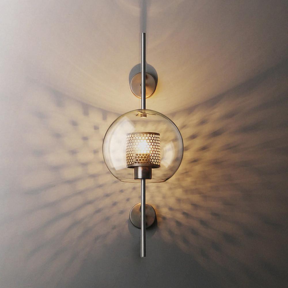 Chiswick Glass Wall Light, Hardwired Wall Sconce, detail 12