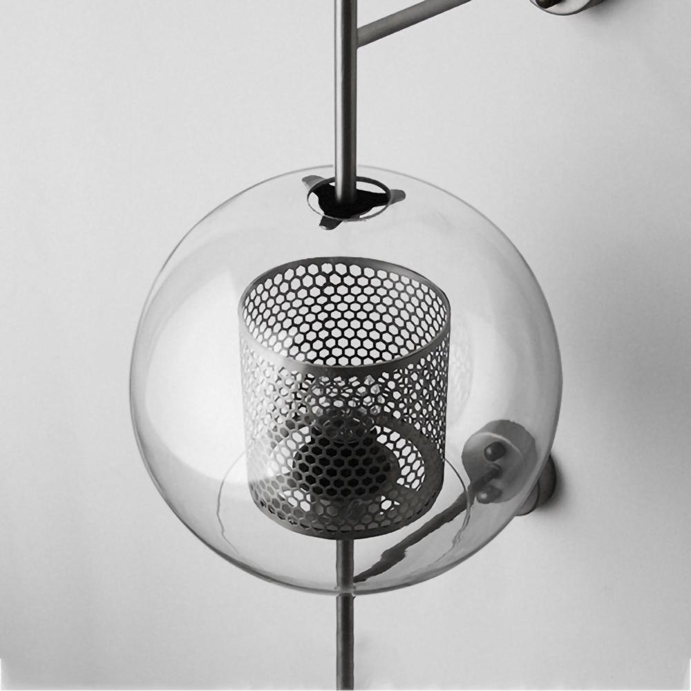 Chiswick Glass Wall Light, Hardwired Wall Sconce, detail 14