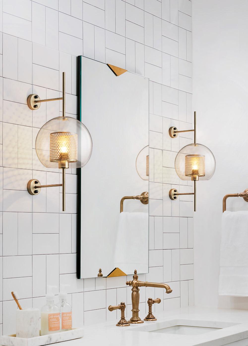 Chiswick Glass Wall Light, Hardwired Wall Sconce, detail 26