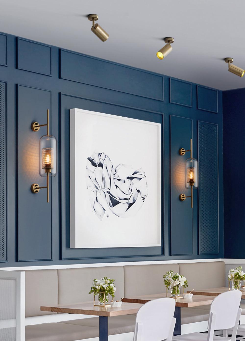 Chiswick Glass Wall Light, Hardwired Wall Sconce, detail 28