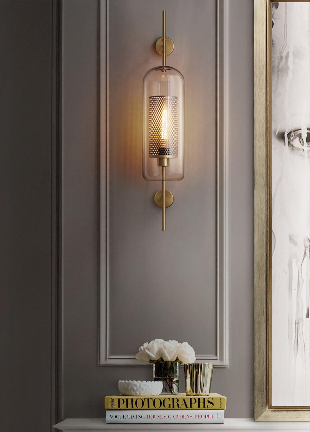 Chiswick Glass Wall Light, Hardwired Wall Sconce, detail 30