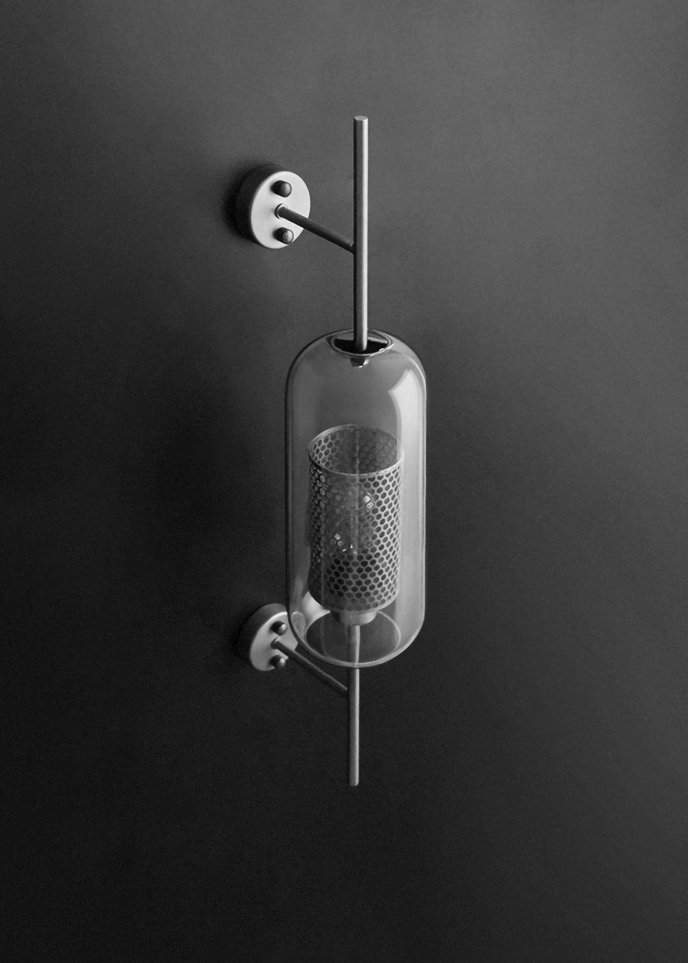 Chiswick Glass Wall Light, Hardwired Wall Sconce, detail 31