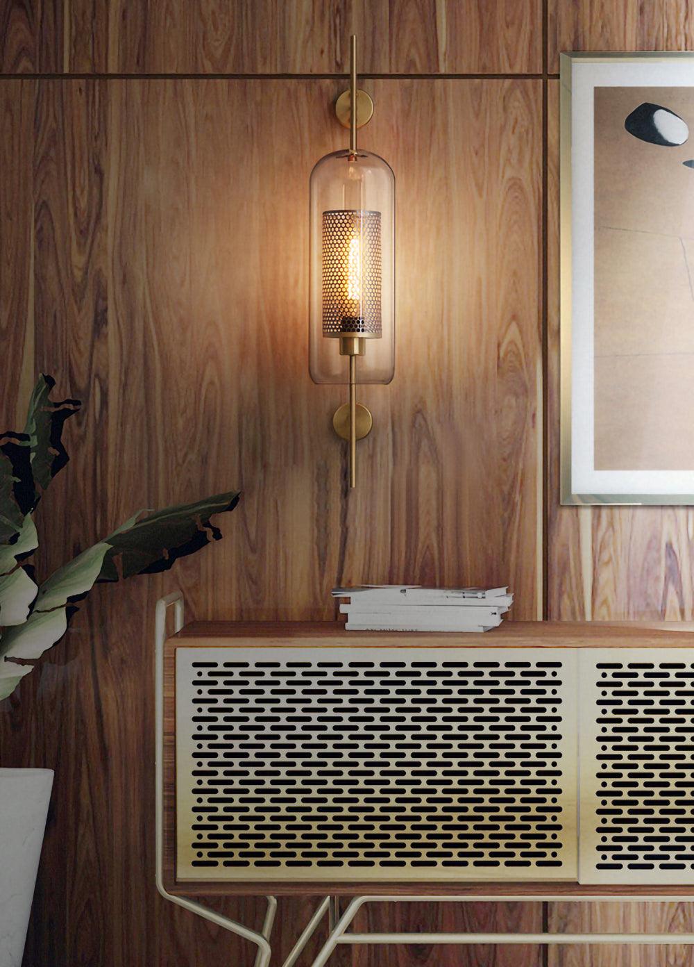 Chiswick Glass Wall Light, Hardwired Wall Sconce, detail 33