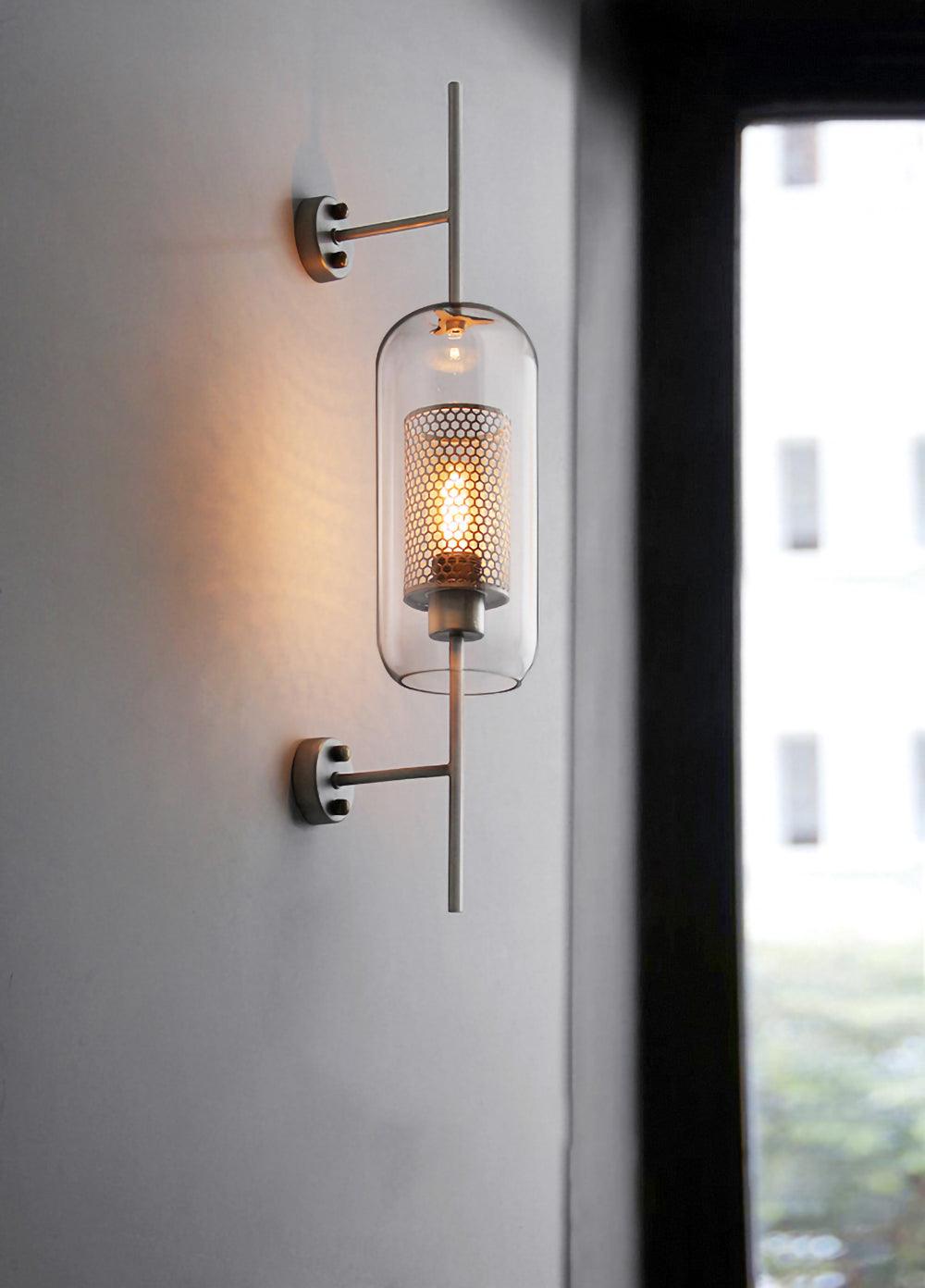 Chiswick Glass Wall Light, Hardwired Wall Sconce, detail 34