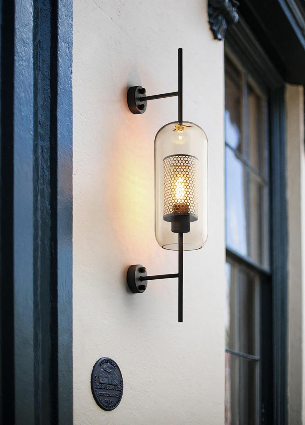 Chiswick Glass Wall Light, Hardwired Wall Sconce, detail 35