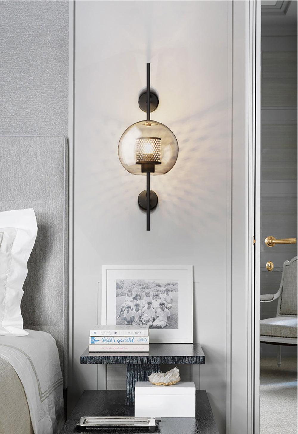 Chiswick Glass Wall Light, Hardwired Wall Sconce, detail 38