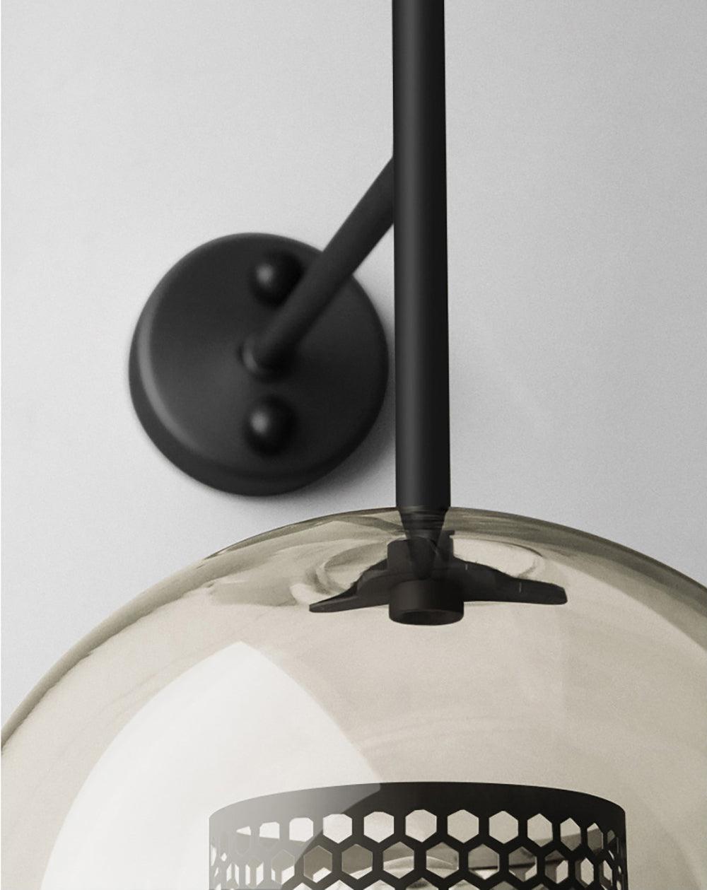Chiswick Glass Wall Light, Hardwired Wall Sconce, detail 44
