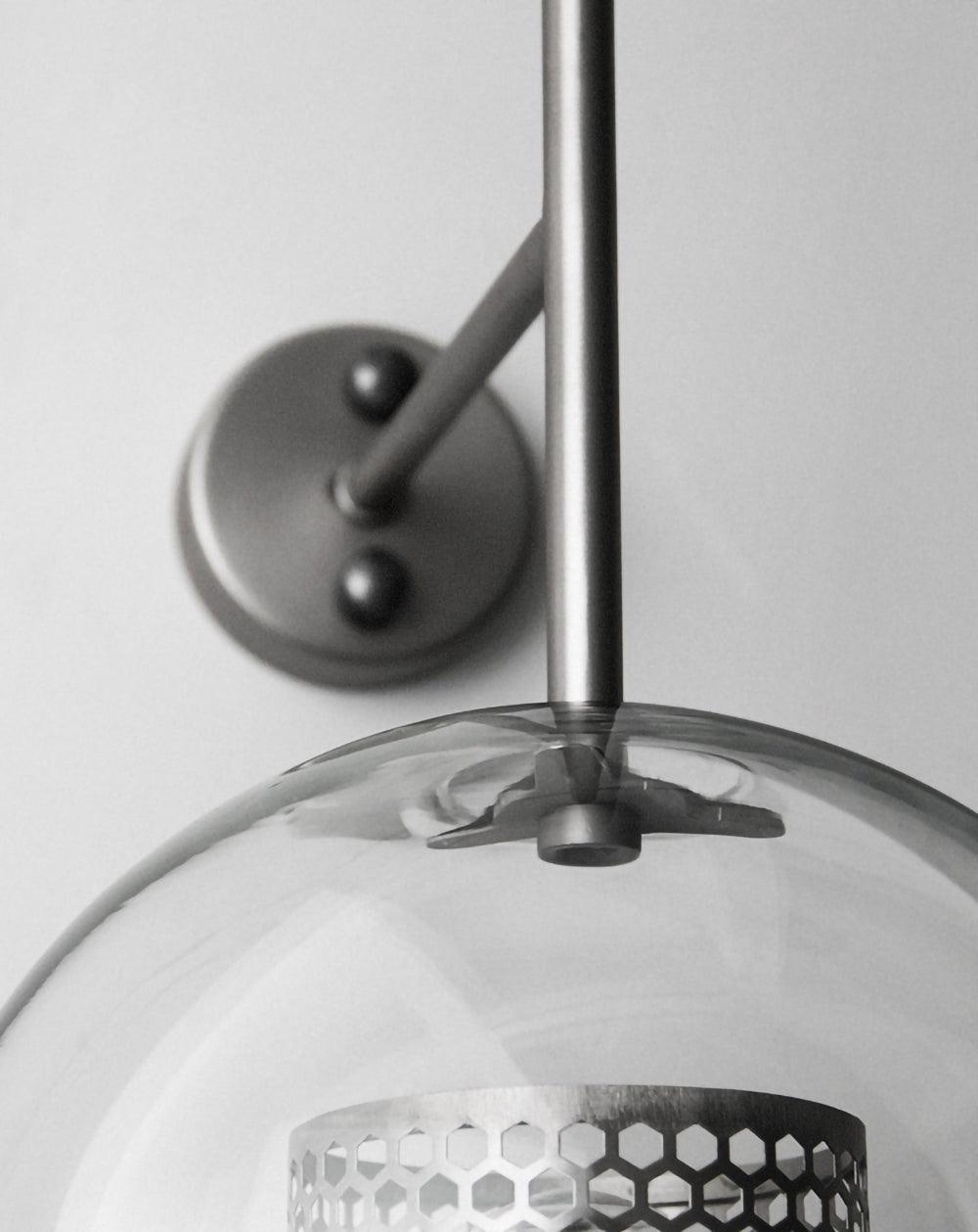 Chiswick Glass Wall Light, Hardwired Wall Sconce, detail 47