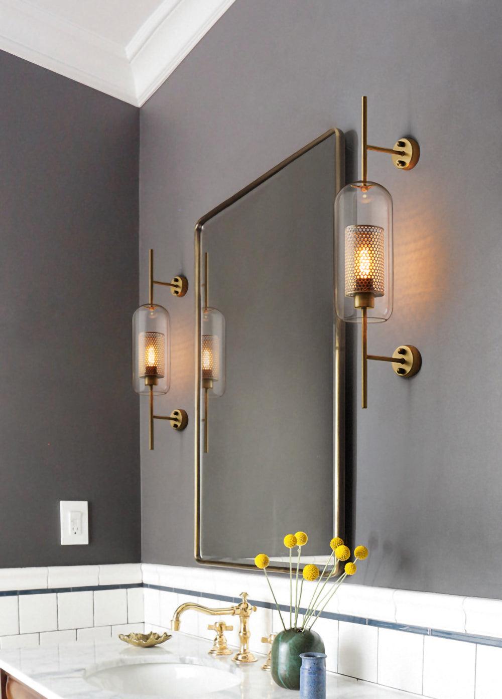 Chiswick Glass Wall Light, Hardwired Wall Sconce, detail 48