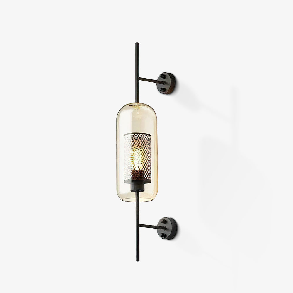 Chiswick Glass Wall Light, Hardwired Wall Sconce, detail 2