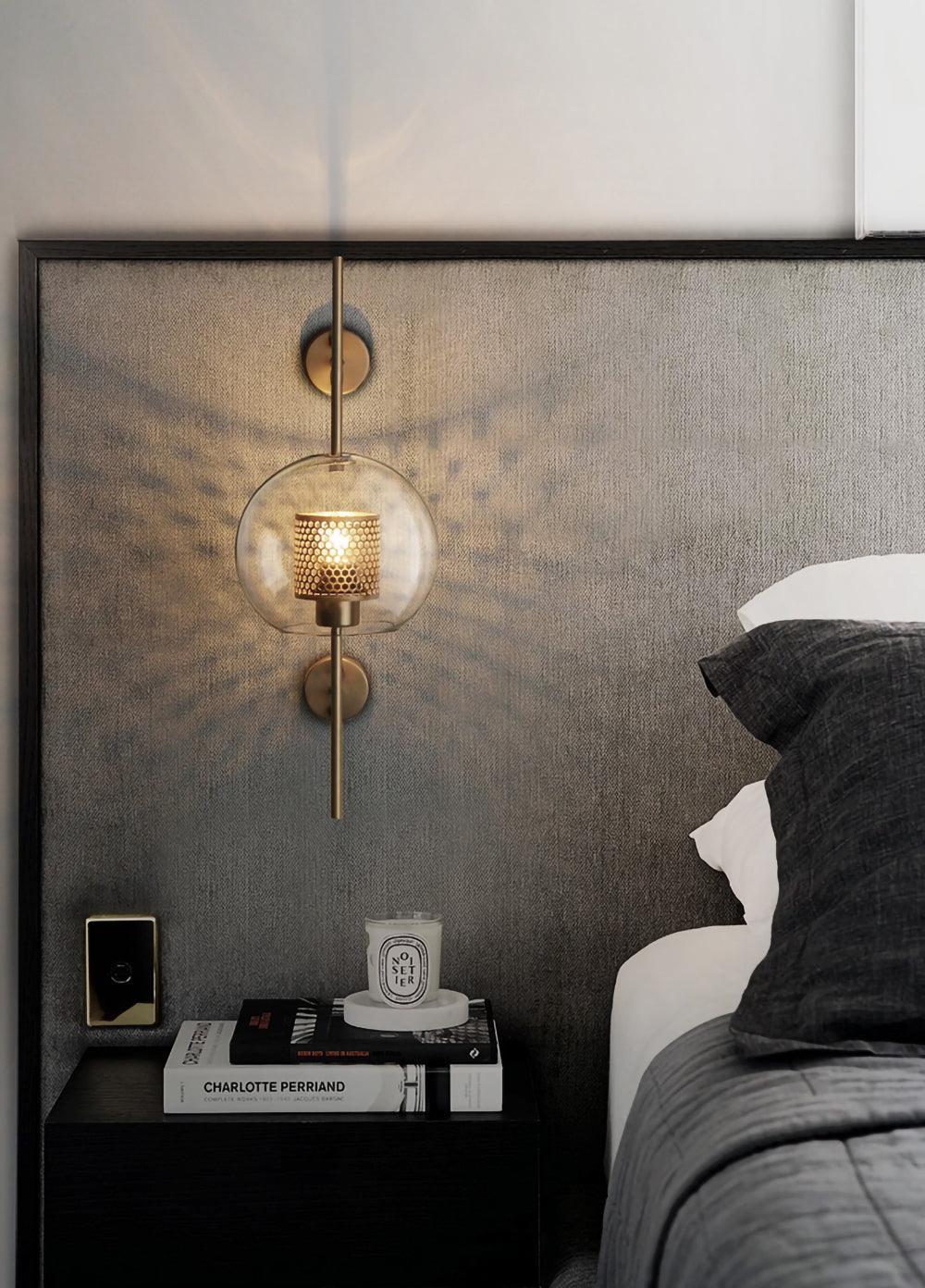 Chiswick Glass Wall Light, Hardwired Wall Sconce, detail 23