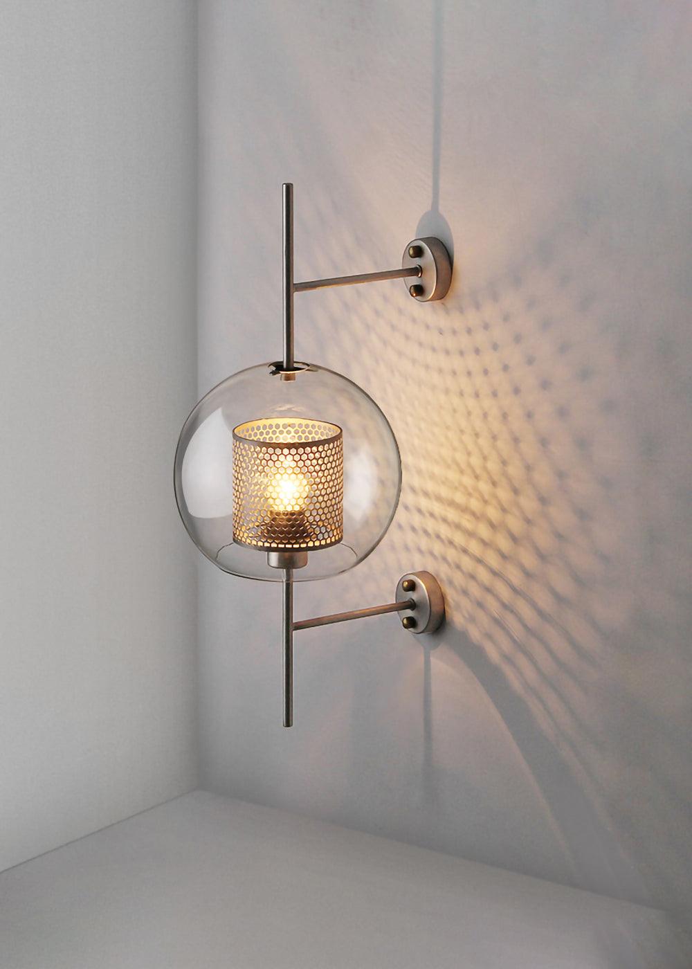 Chiswick Glass Wall Light, Hardwired Wall Sconce, detail 24