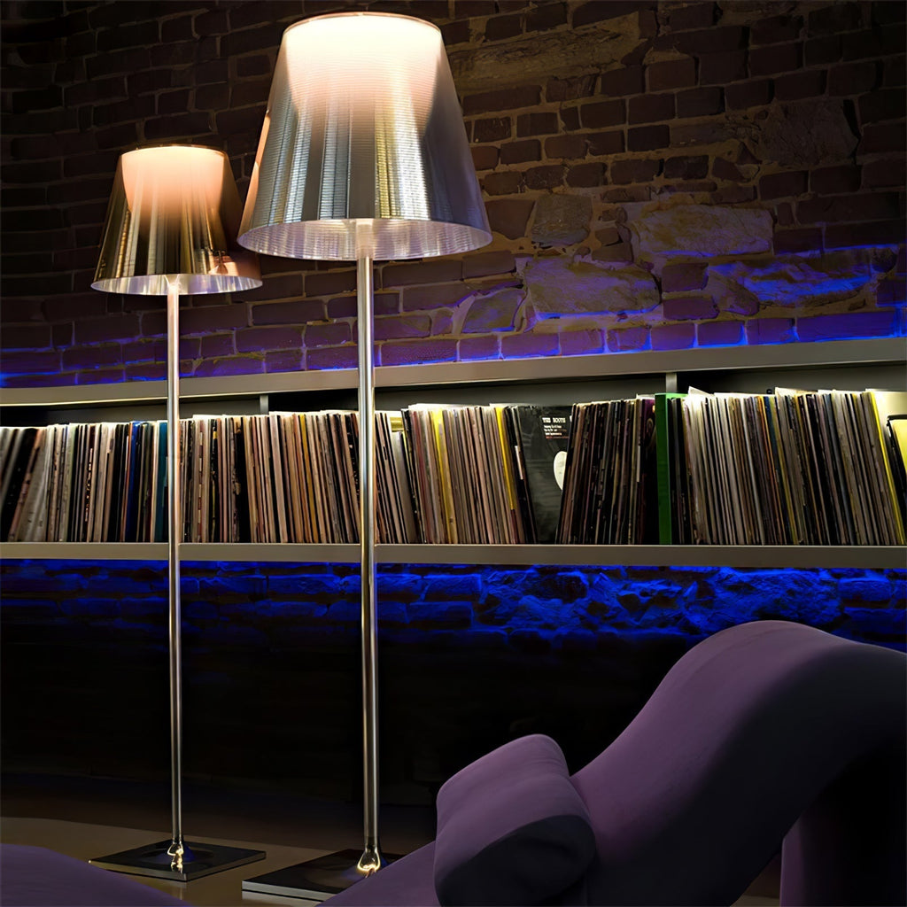 Chrome Prism Floor Light, Floor Lamp, detail 3