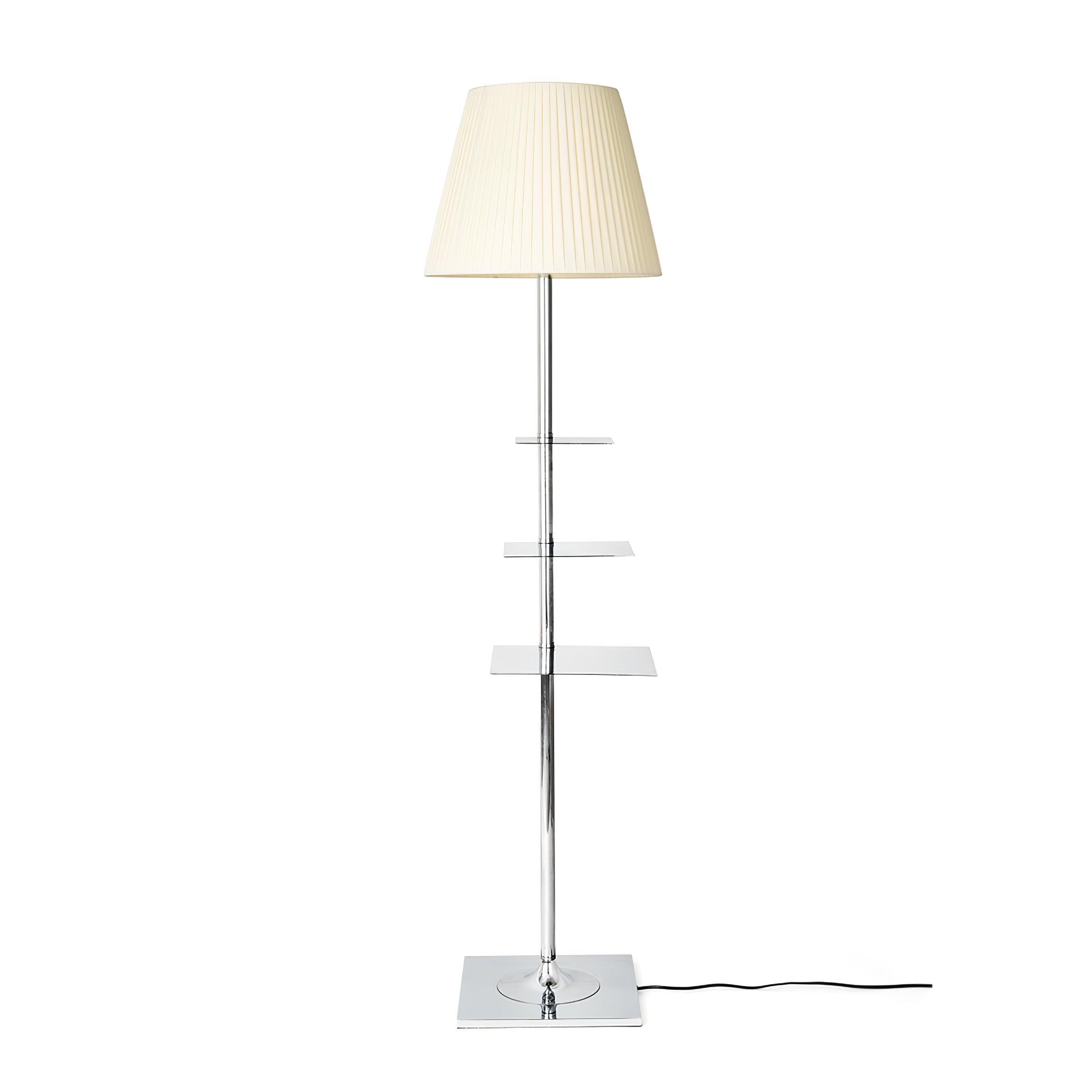 Chrome Prism Side Table Floor Light, Floor Lamp, detail 9