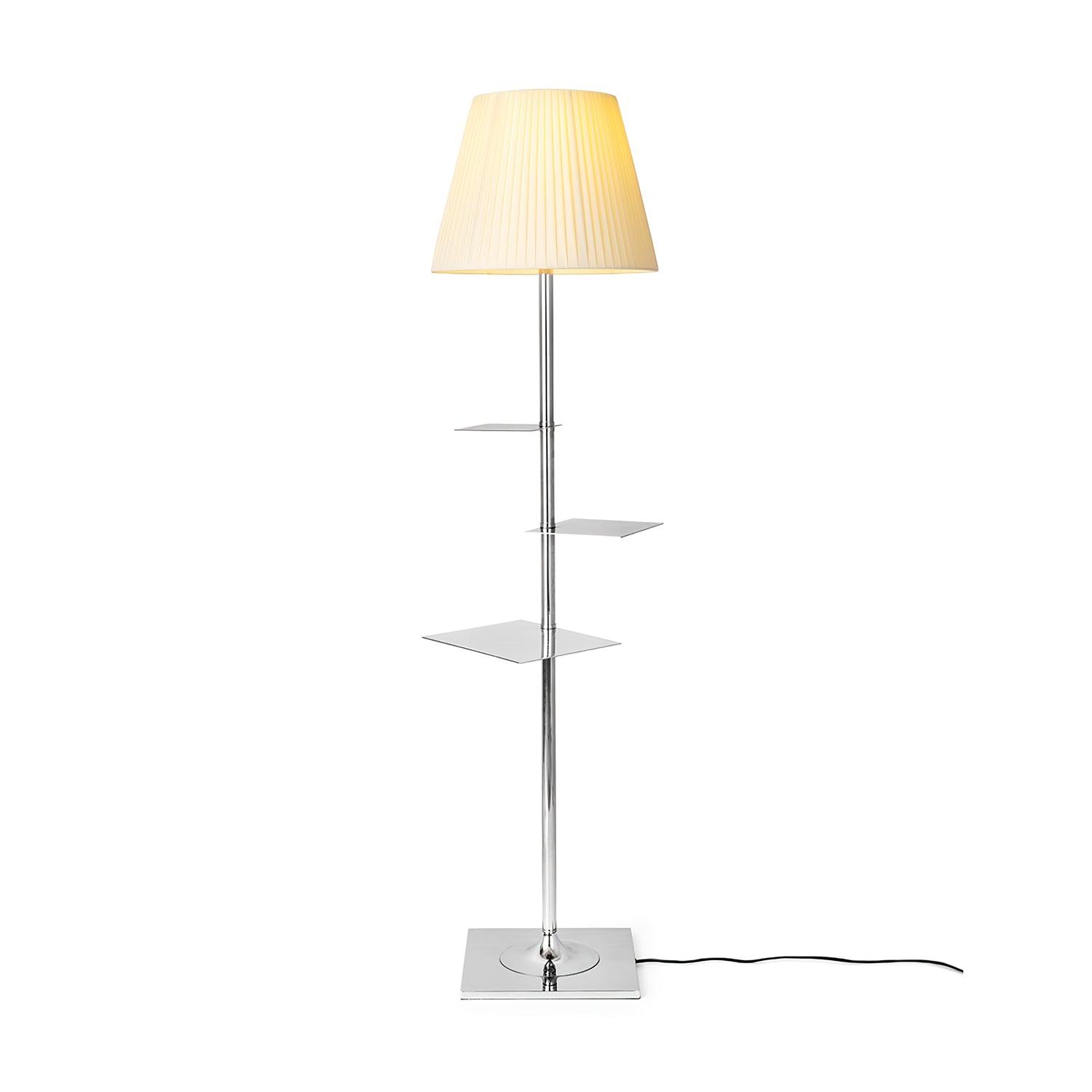 Chrome Prism Side Table Floor Light, Floor Lamp, detail 13