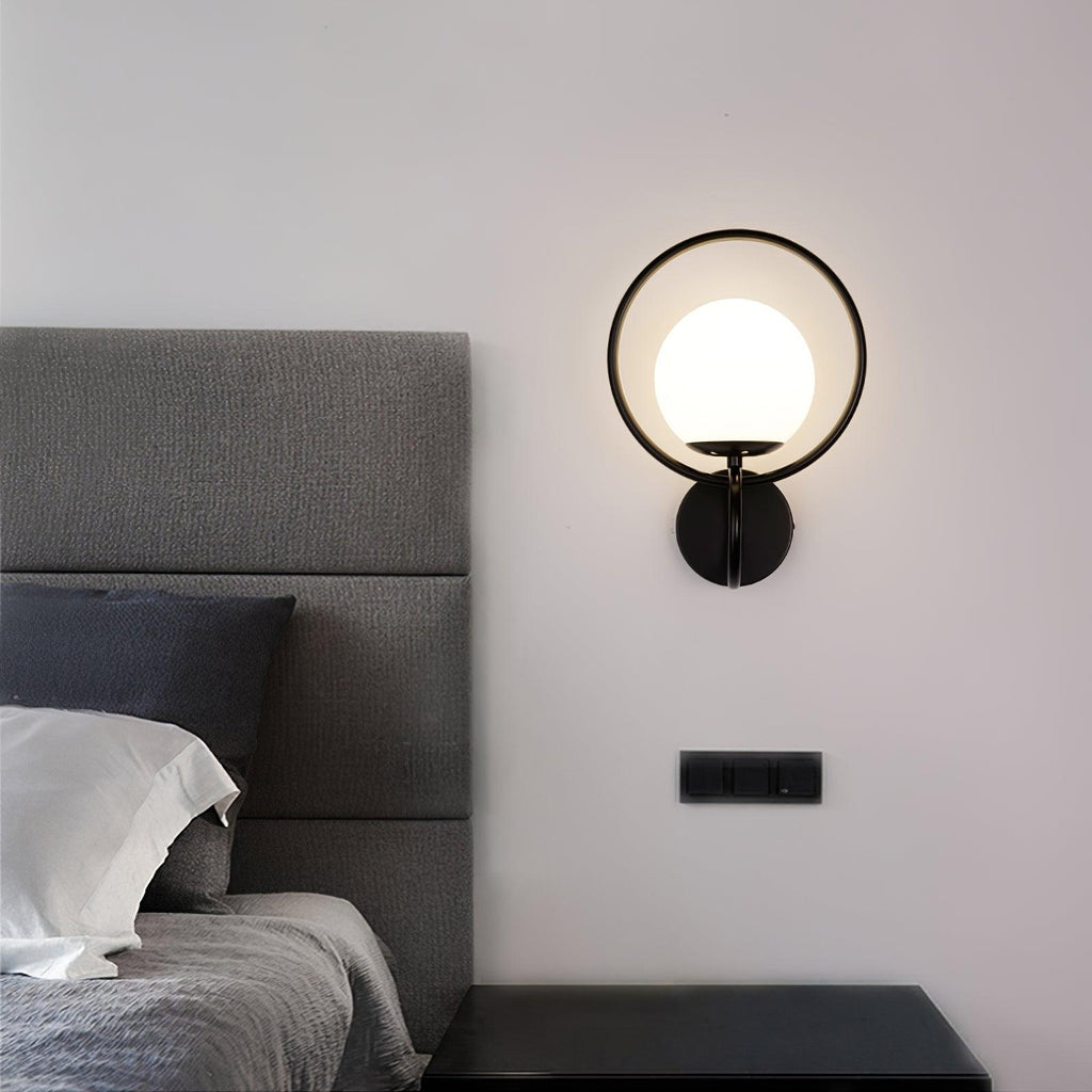 Circle Global Wall Light, Hardwired Wall Sconce, detail 5