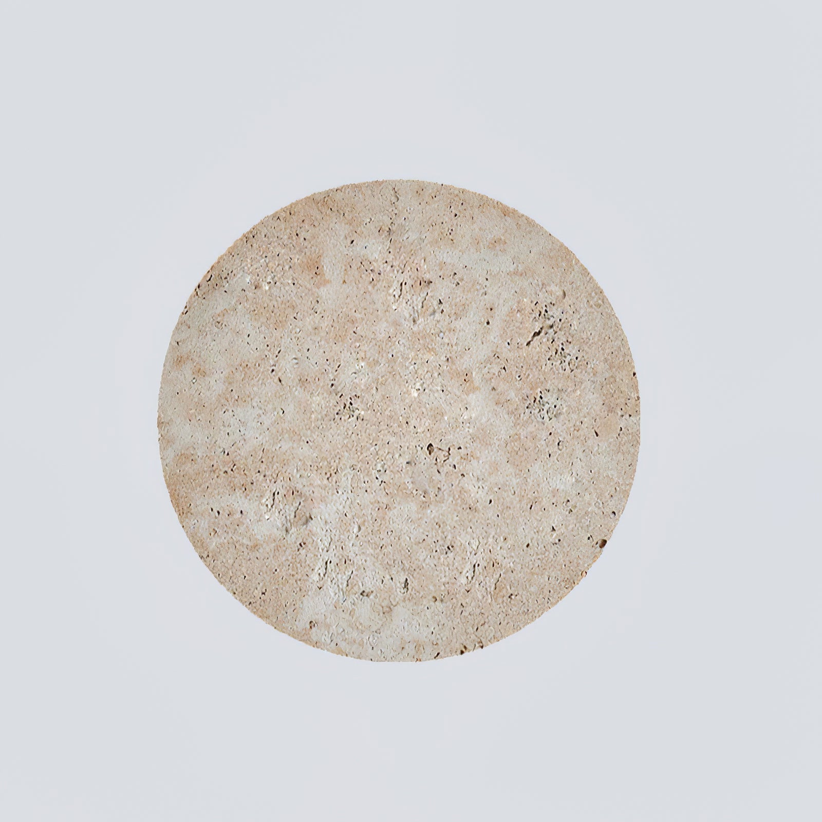 Circle Travertine Wall Light, Hardwired Wall Sconce, detail 7