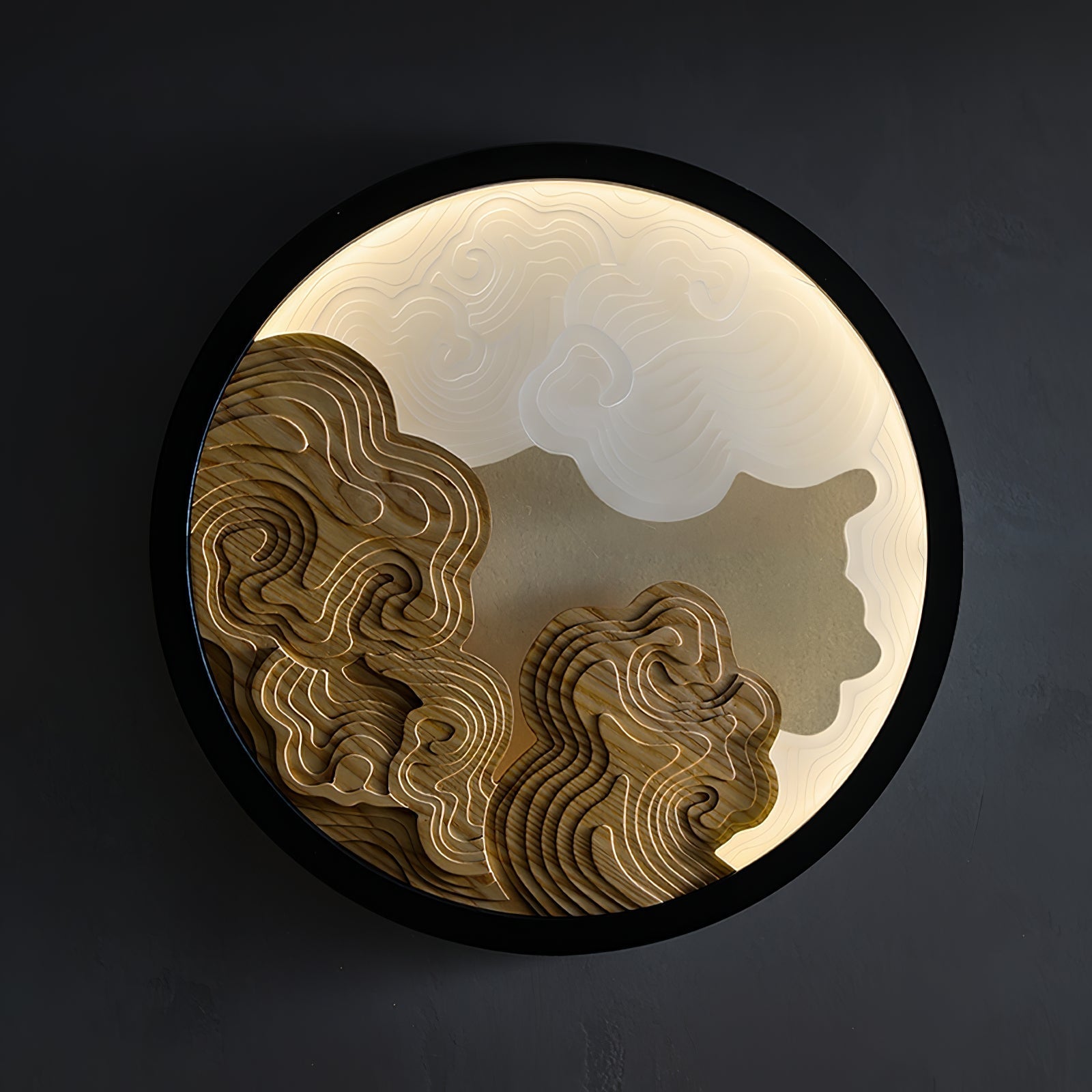 Cirrus Vista Wall Light, Hardwired Wall Sconce, detail 6