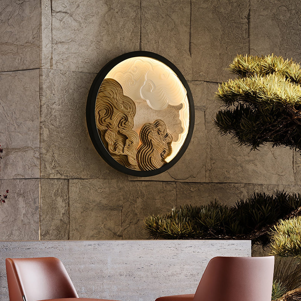 Cirrus Vista Wall Light, Hardwired Wall Sconce, detail 3