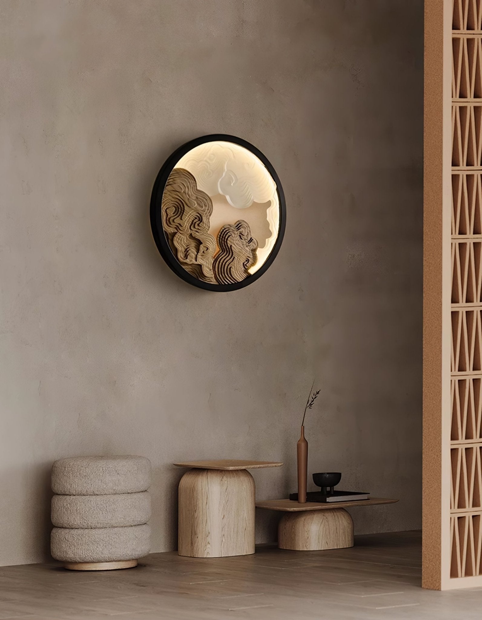Cirrus Vista Wall Light, Hardwired Wall Sconce, detail 8