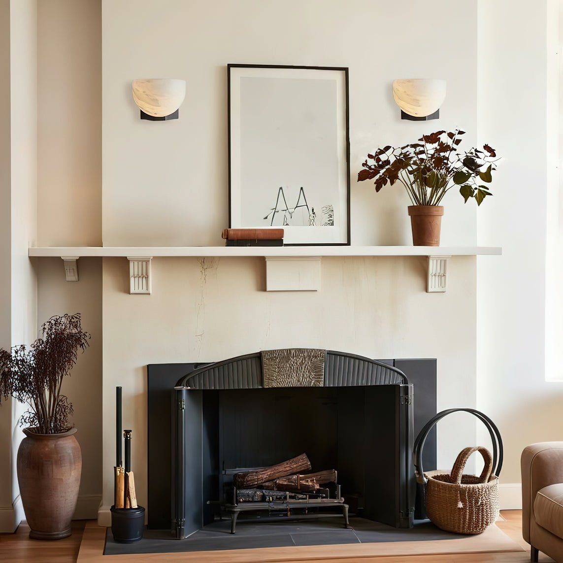 Clara Wall Light, Hardwired Wall Sconce, detail 10