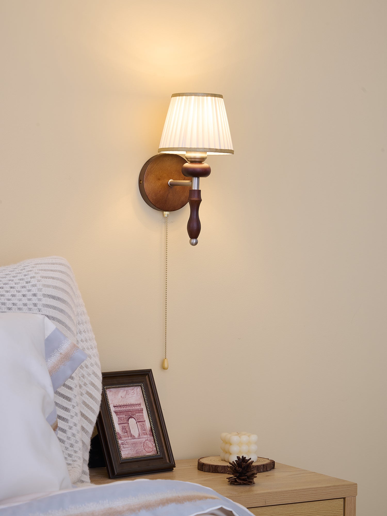 Clarendon Wall Light, Hardwired Wall Sconce, detail 14