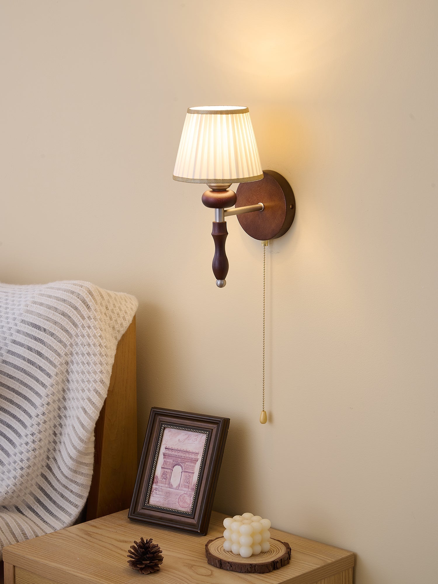 Clarendon Wall Light, Hardwired Wall Sconce, detail 8