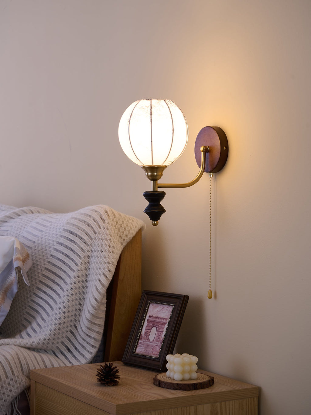 Clarendon Wall Light, Hardwired Wall Sconce, detail 33