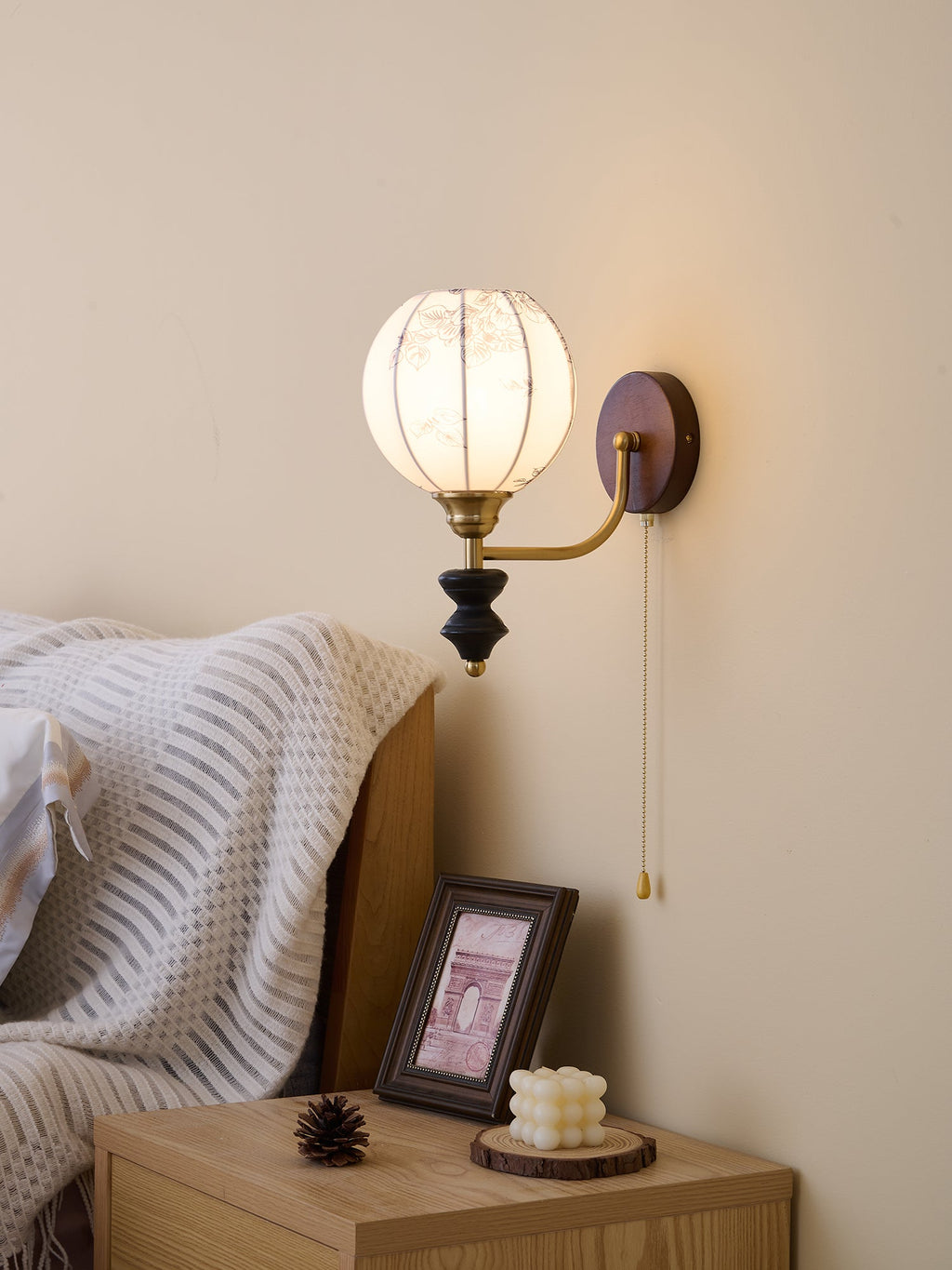 Clarendon Wall Light, Hardwired Wall Sconce, detail 11