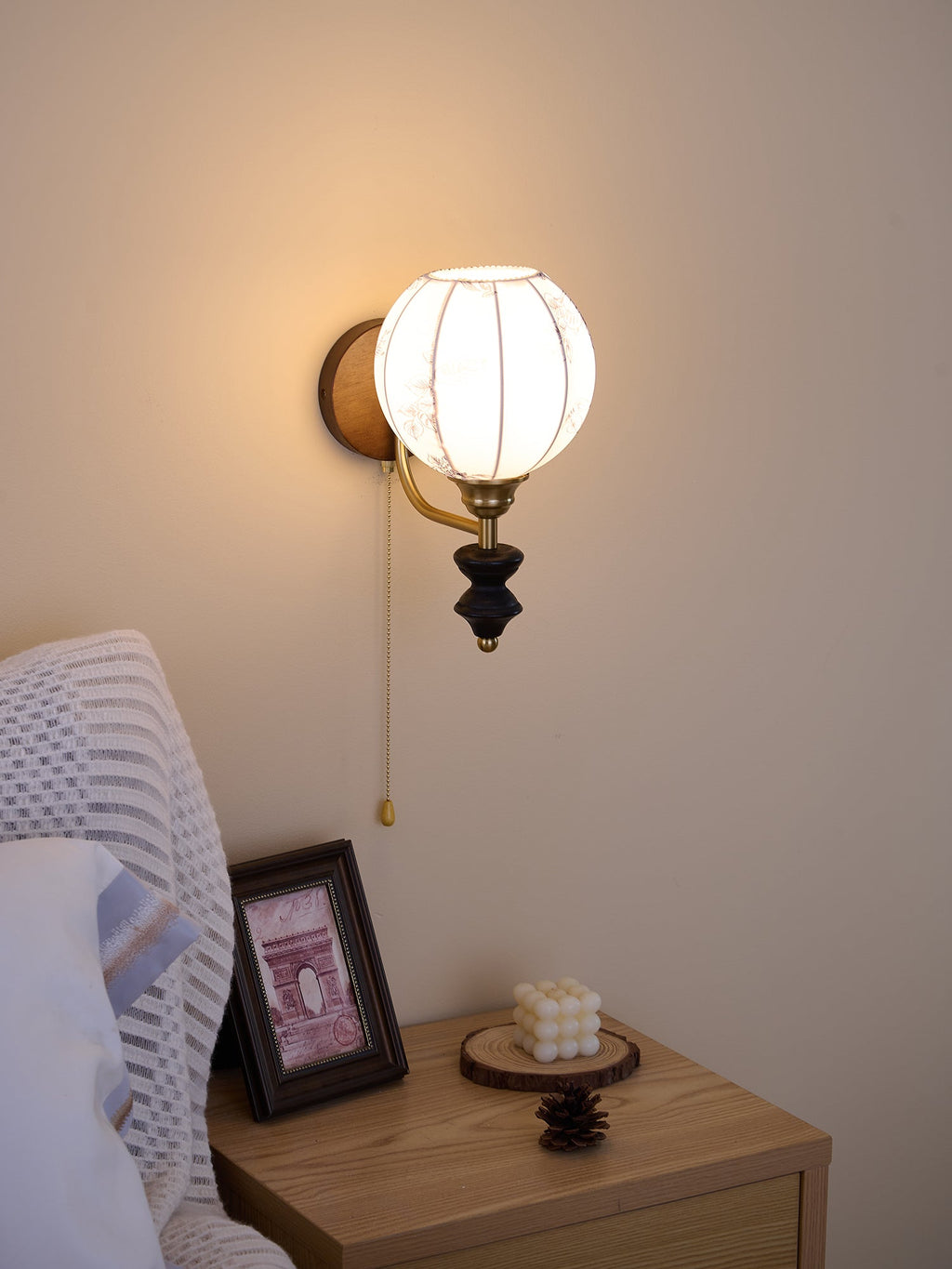 Clarendon Wall Light, Hardwired Wall Sconce, detail 37