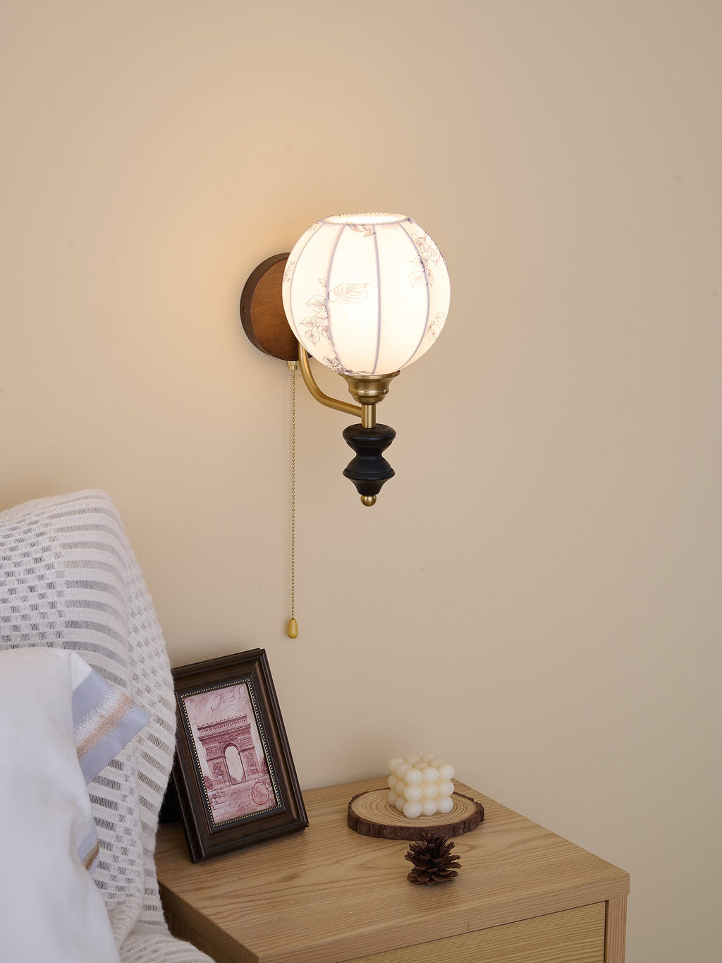 Clarendon Wall Light, Hardwired Wall Sconce, detail 38