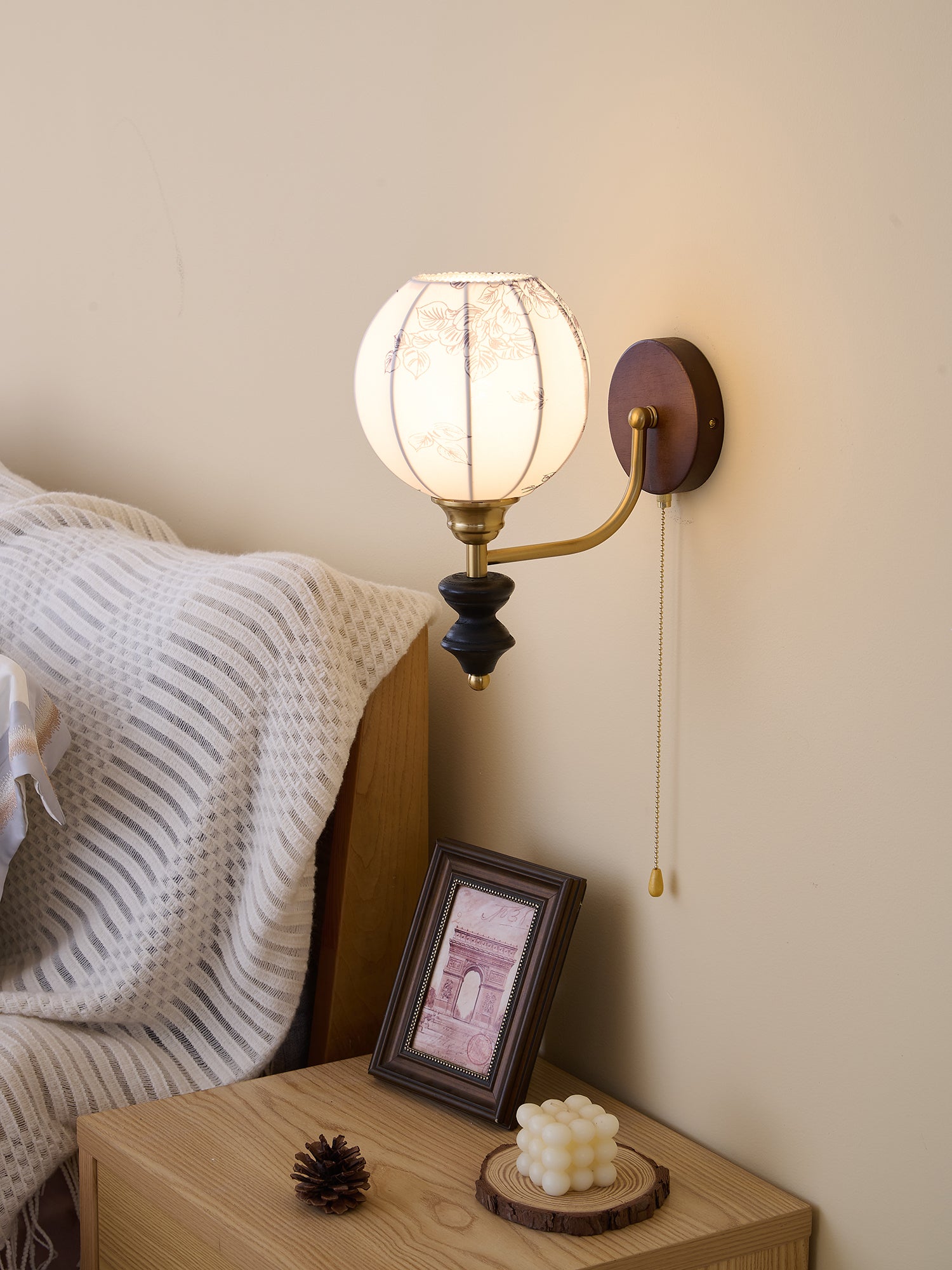 Clarendon Wall Light, Hardwired Wall Sconce, detail 9